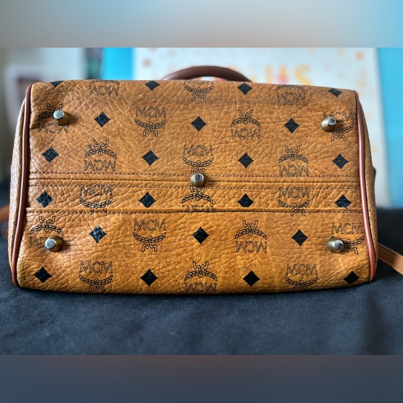 MCM Visetos Boston Bag - Picture 8 of 11